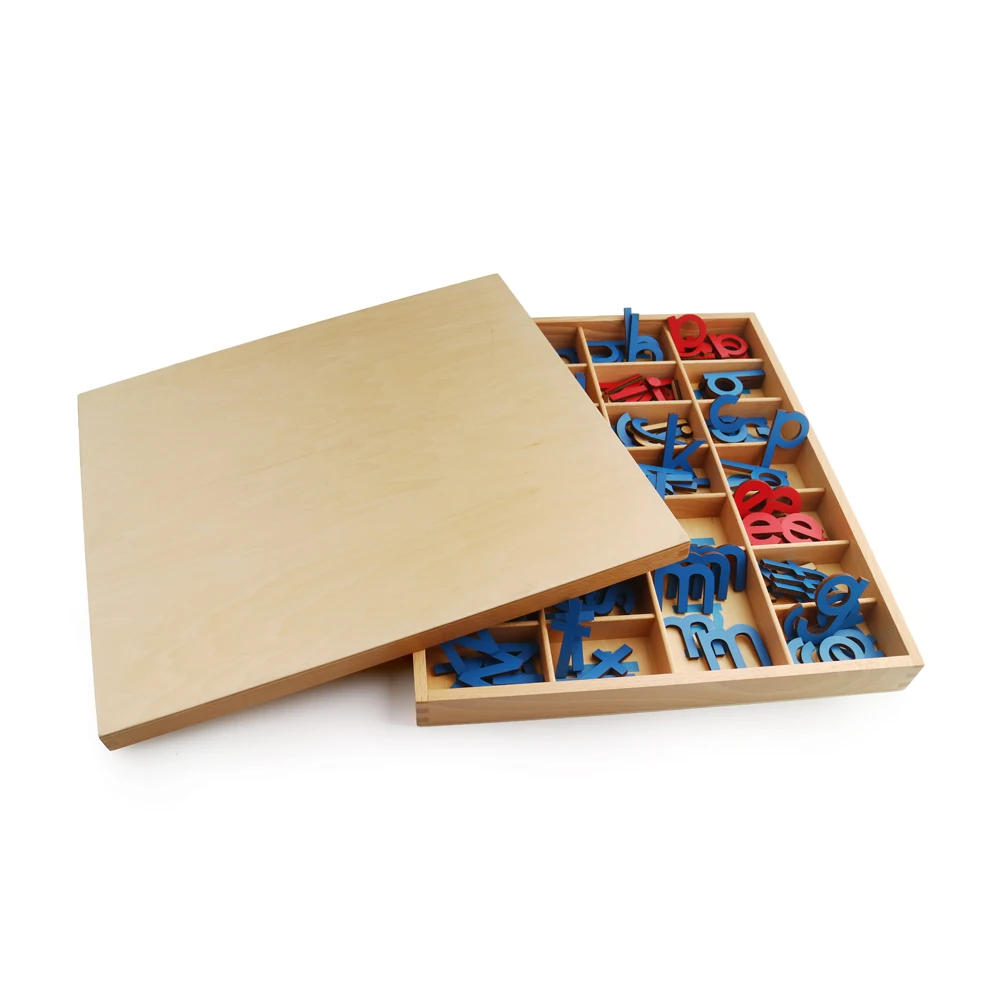 Bán buôn đồ chơi giáo dục bằng gỗ Montessori Bảng chữ cái di chuyển được 5