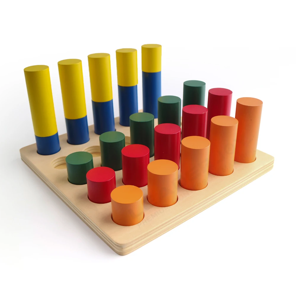 Khối phân loại hình dạng Montessori bằng gỗ cho trẻ em - Đồ chơi giáo dục 6