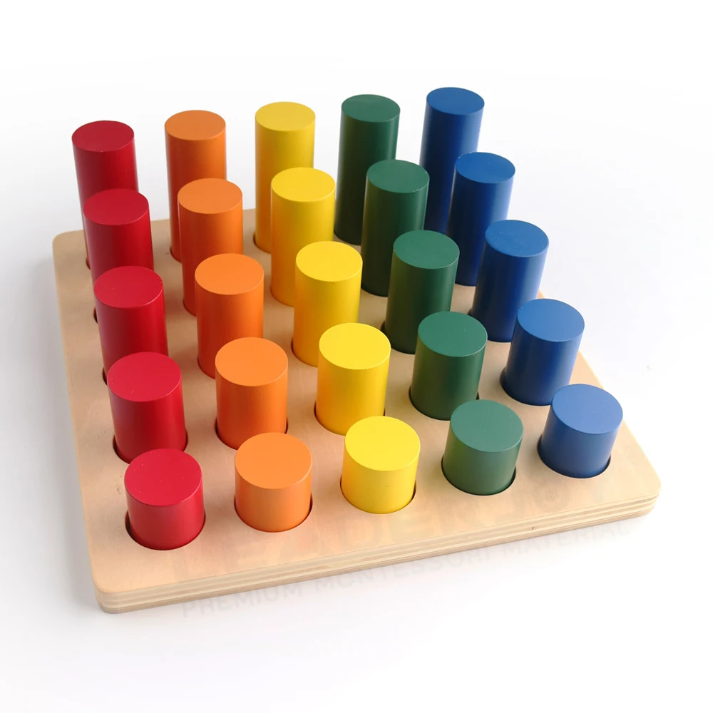 Khối phân loại hình dạng Montessori bằng gỗ cho trẻ em - Đồ chơi giáo dục 2