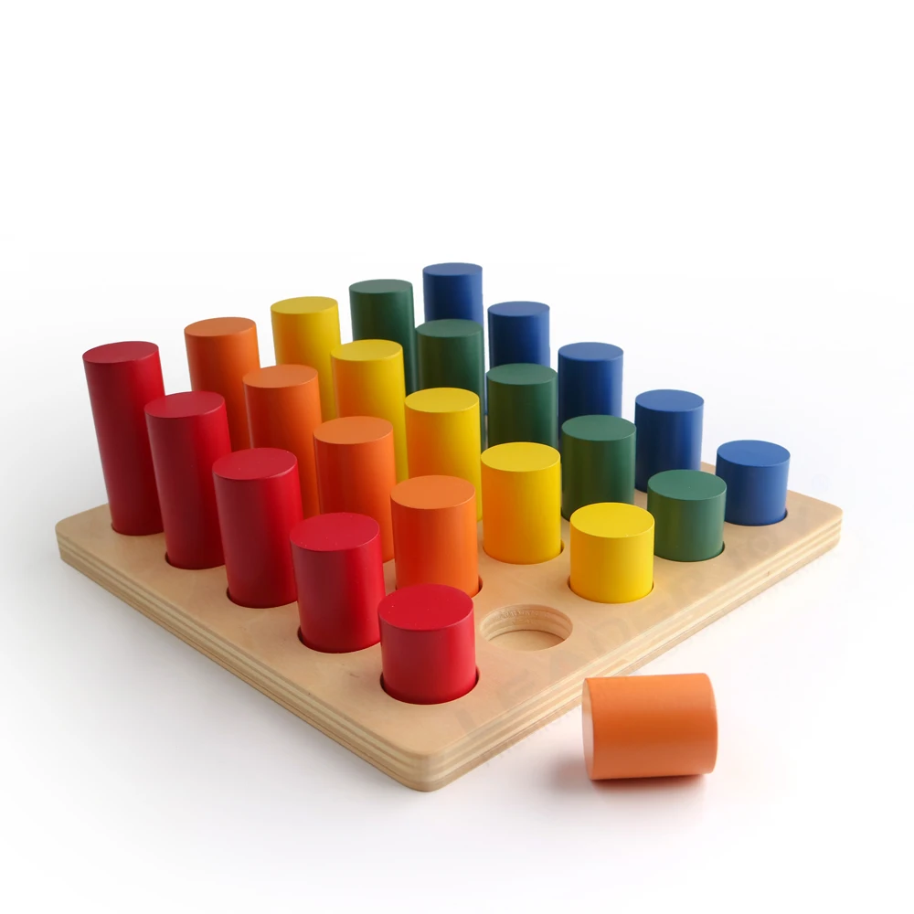 Khối phân loại hình dạng Montessori bằng gỗ cho trẻ em - Đồ chơi giáo dục 5