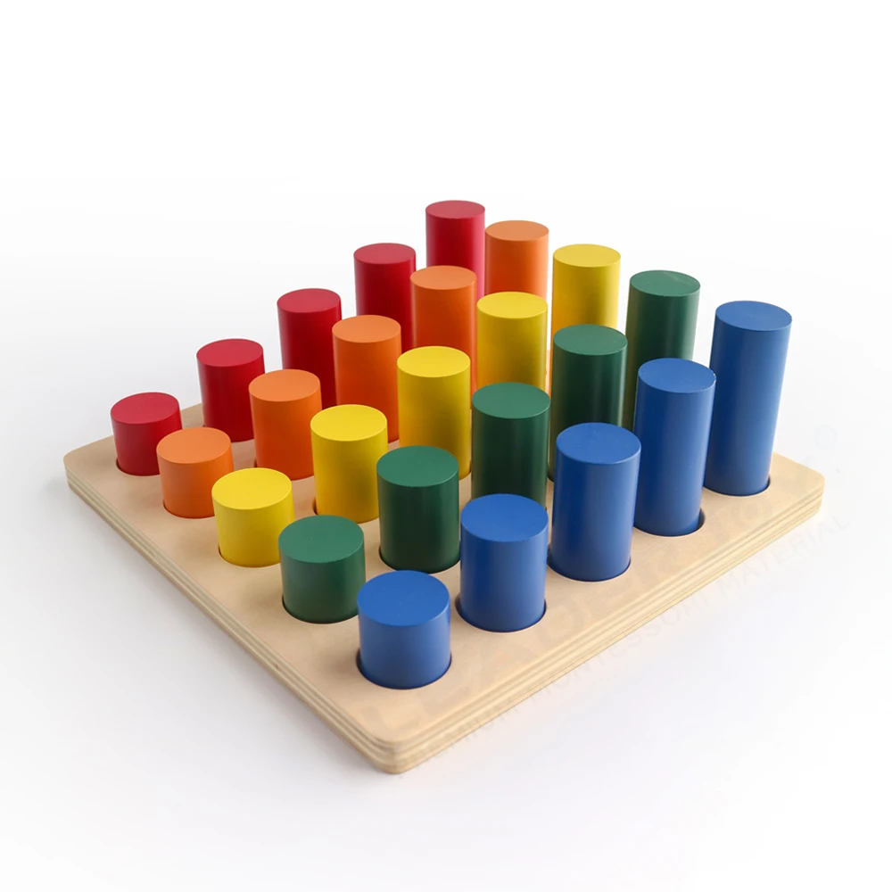 Khối phân loại hình dạng Montessori bằng gỗ cho trẻ em - Đồ chơi giáo dục 3