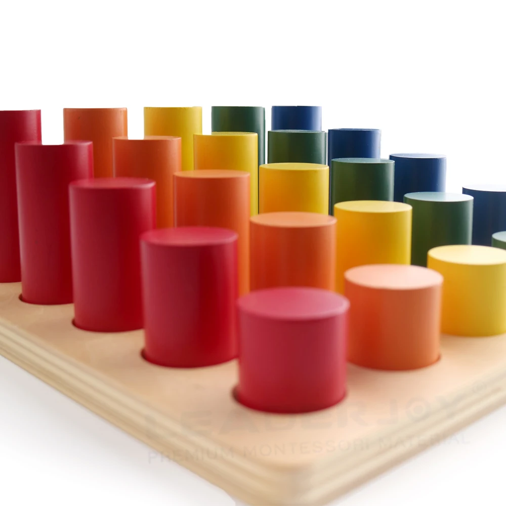Khối phân loại hình dạng Montessori bằng gỗ cho trẻ em - Đồ chơi giáo dục 4