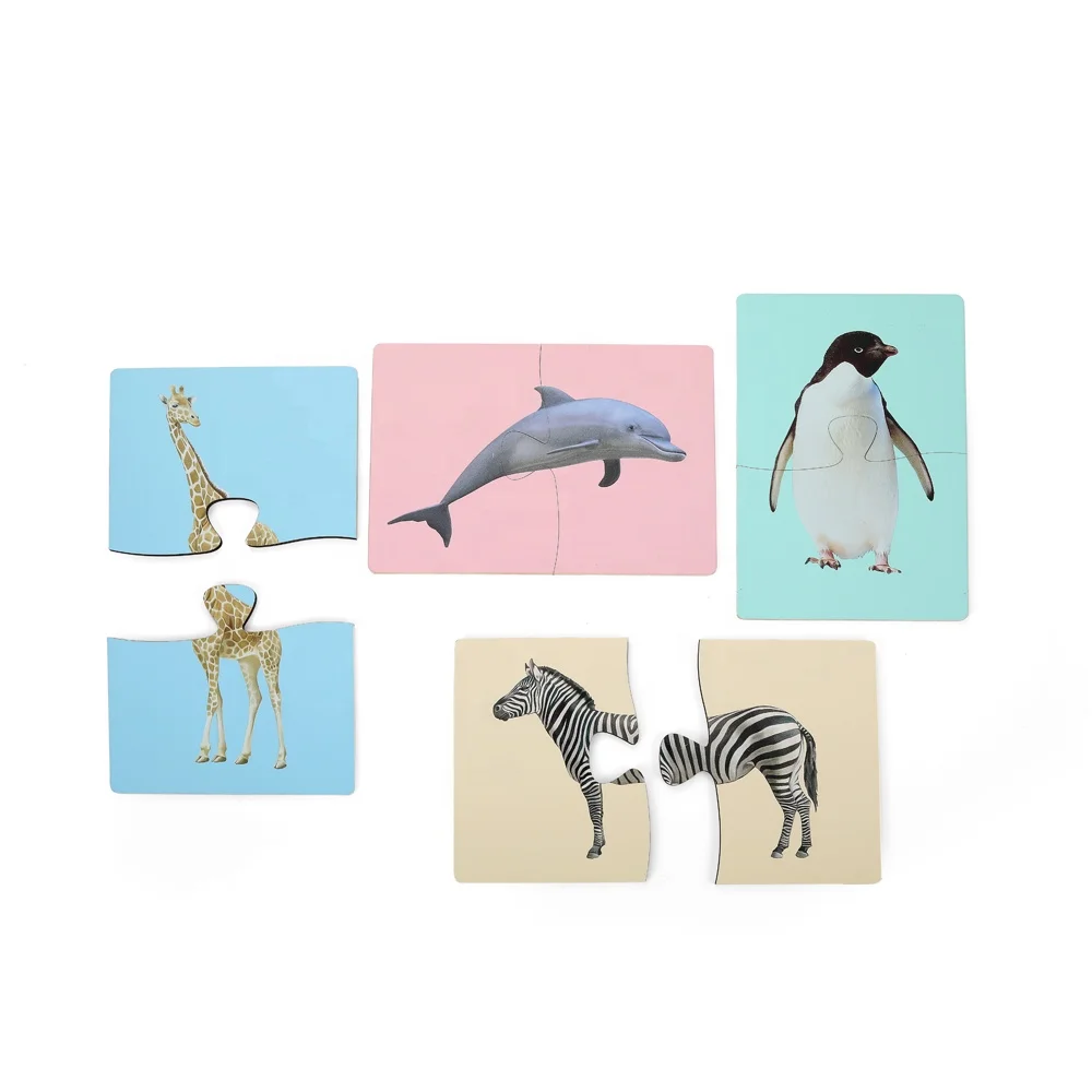 Trò chơi ghép hình bằng gỗ động vật biển 3D Montessori dành cho trẻ mới biết đi 2