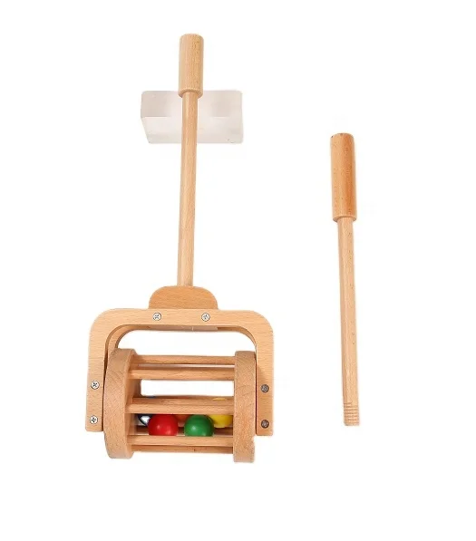 Đồ chơi đẩy giáo dục Montessori bằng gỗ dành cho trẻ sơ sinh và trẻ mới biết đi 3