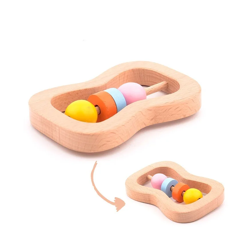 Bộ lục lạc bằng gỗ cấp thực phẩm an toàn - Quà tặng chuông đồ chơi cho bé Montessori 3