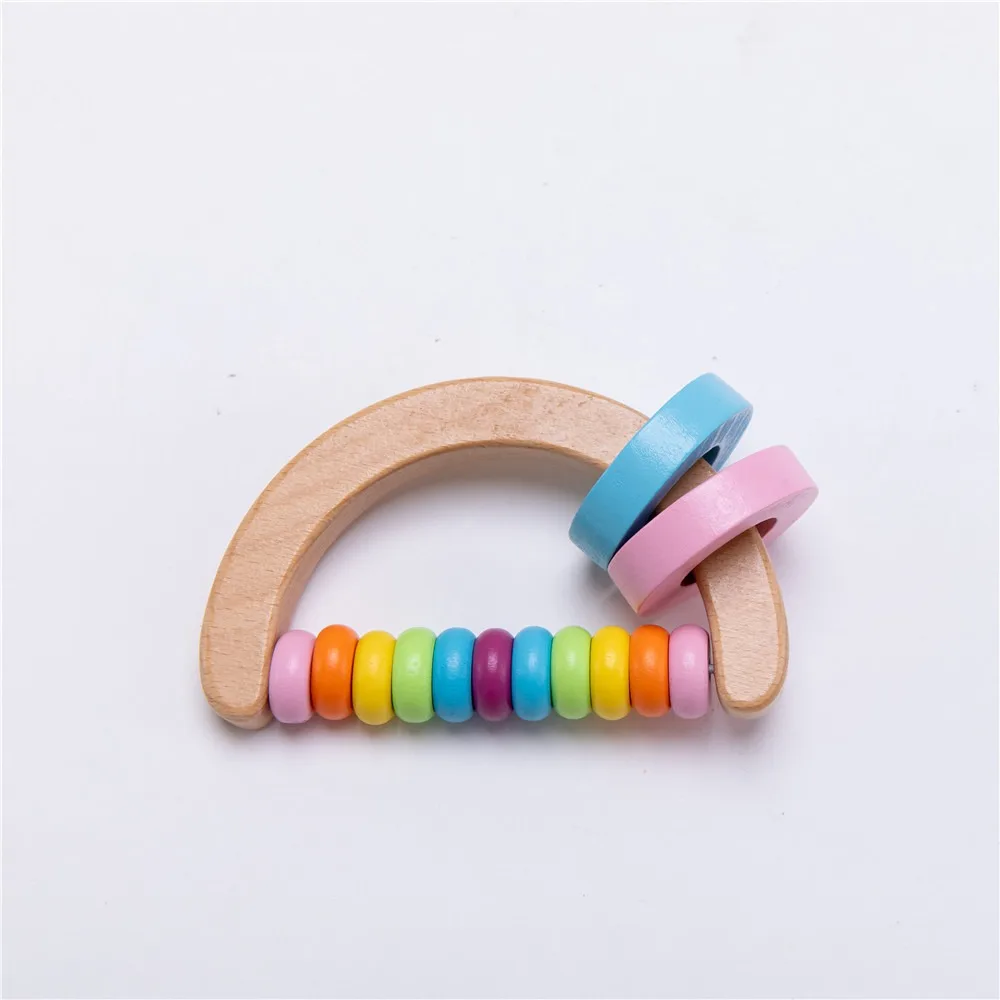 Bộ lục lạc bằng gỗ cấp thực phẩm an toàn - Quà tặng chuông đồ chơi cho bé Montessori 6