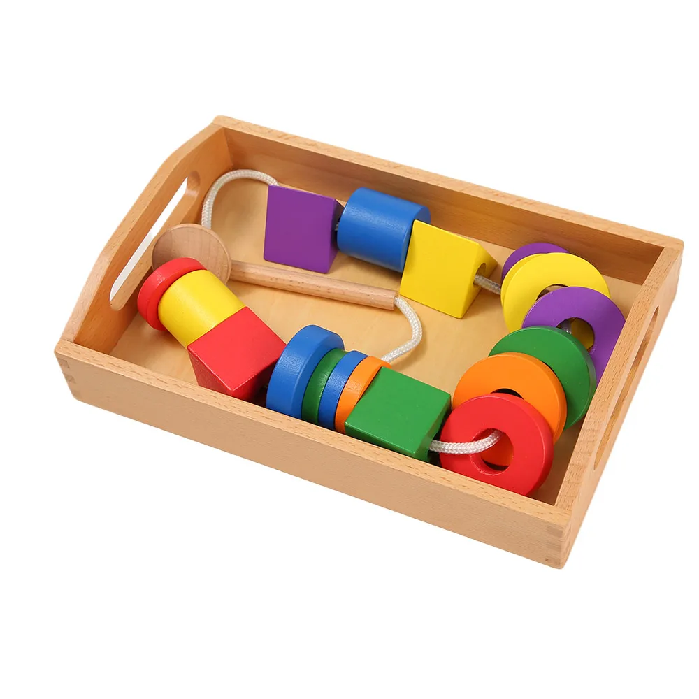 Wooden Montessori Educational Baby Toy Set - Made In China 1