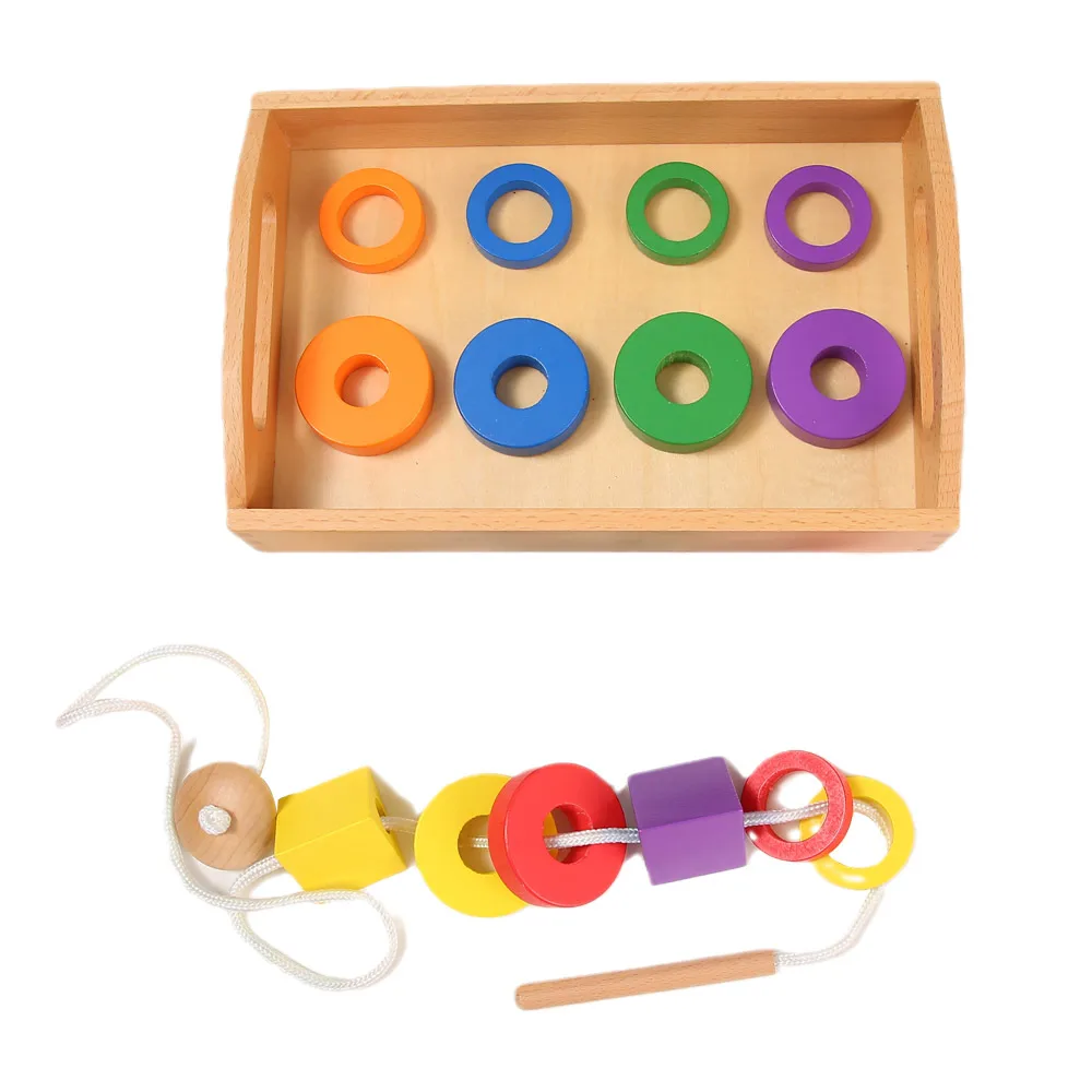 Wooden Montessori Educational Baby Toy Set - Made In China 2