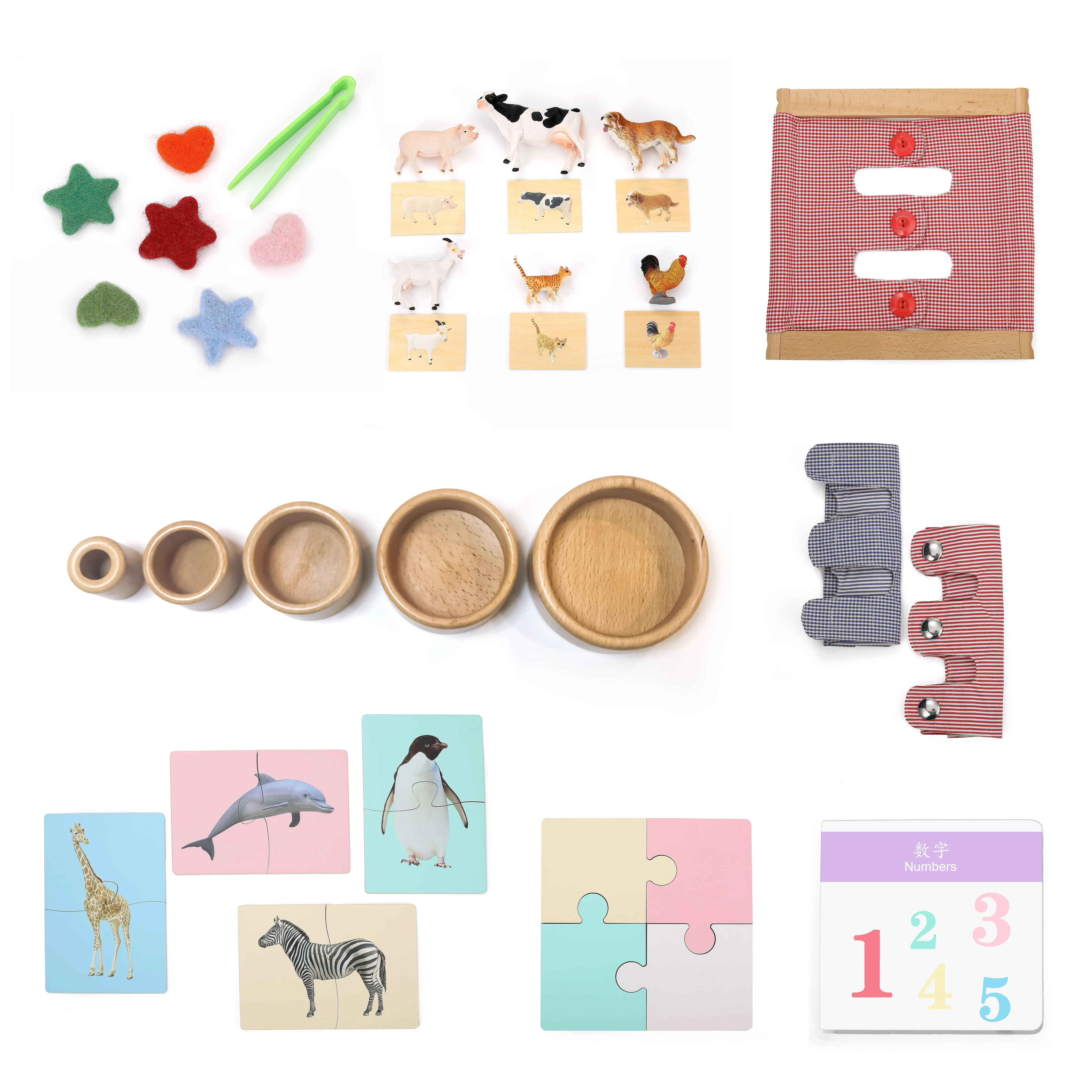 Hộp đăng ký đồ chơi giáo dục Leaderjoy Montessori 22-24 tháng tuổi 1