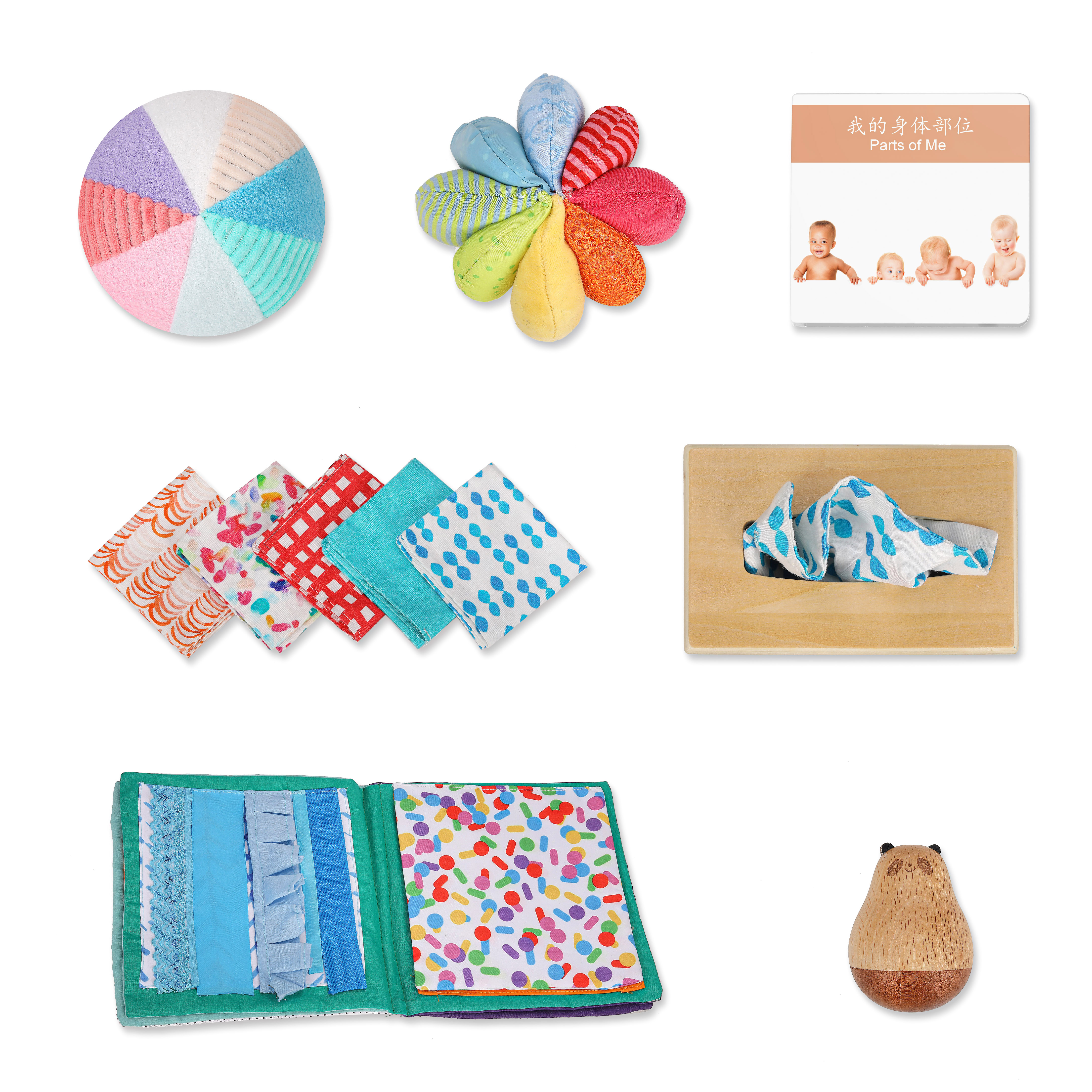 Đồ chơi giáo dục bằng gỗ Montessori cho trẻ 5-6 tháng tuổi 2023 Hộp hoạt động học tập 1