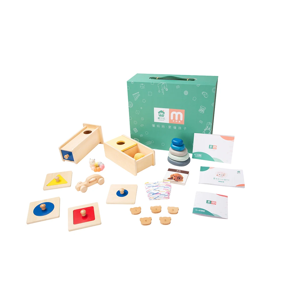Caja de actividades Montessori de madera para niños de 11 a 12 años de aprendizaje educativo 1