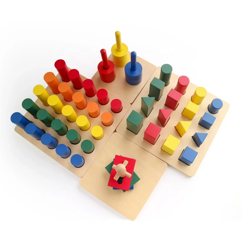 Montessori Wooden Shape Sorter for Early Learning 1