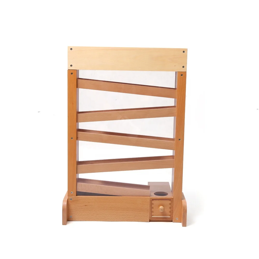 Montessori Educational Kids Toys: Visual Tracker Ball - Beech Wood 6