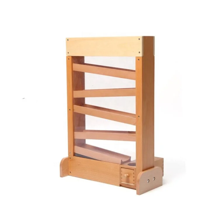Montessori Educational Kids Toys: Visual Tracker Ball - Beech Wood 7