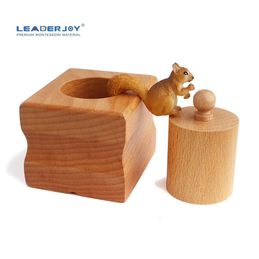 Khối trụ gỗ Montessori dành cho giáo dục sớm 4
