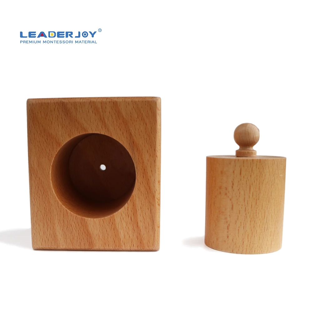 Khối trụ gỗ Montessori dành cho giáo dục sớm 7
