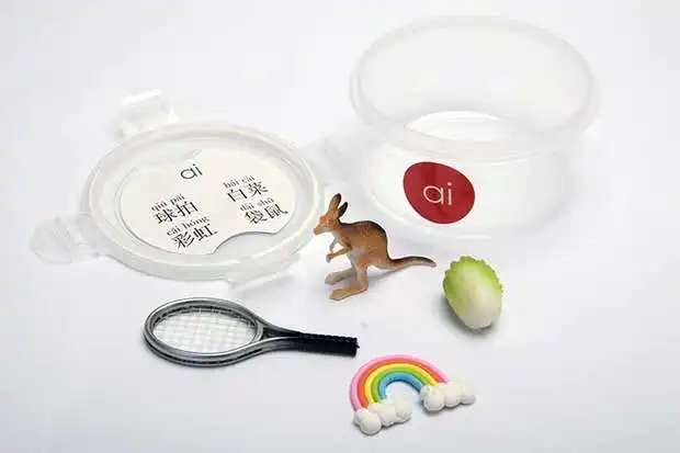 Các đồ vật âm thanh bính âm tiếng Trung Montessori có hộp để học ngôn ngữ giáo dục 3