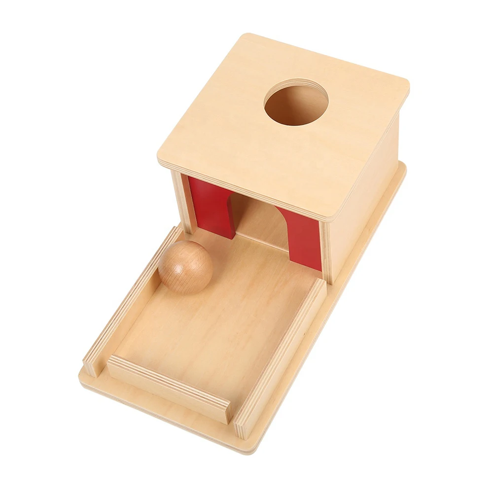 Montessori Toddler Object Permanence Box - Wooden Educational Toy 6