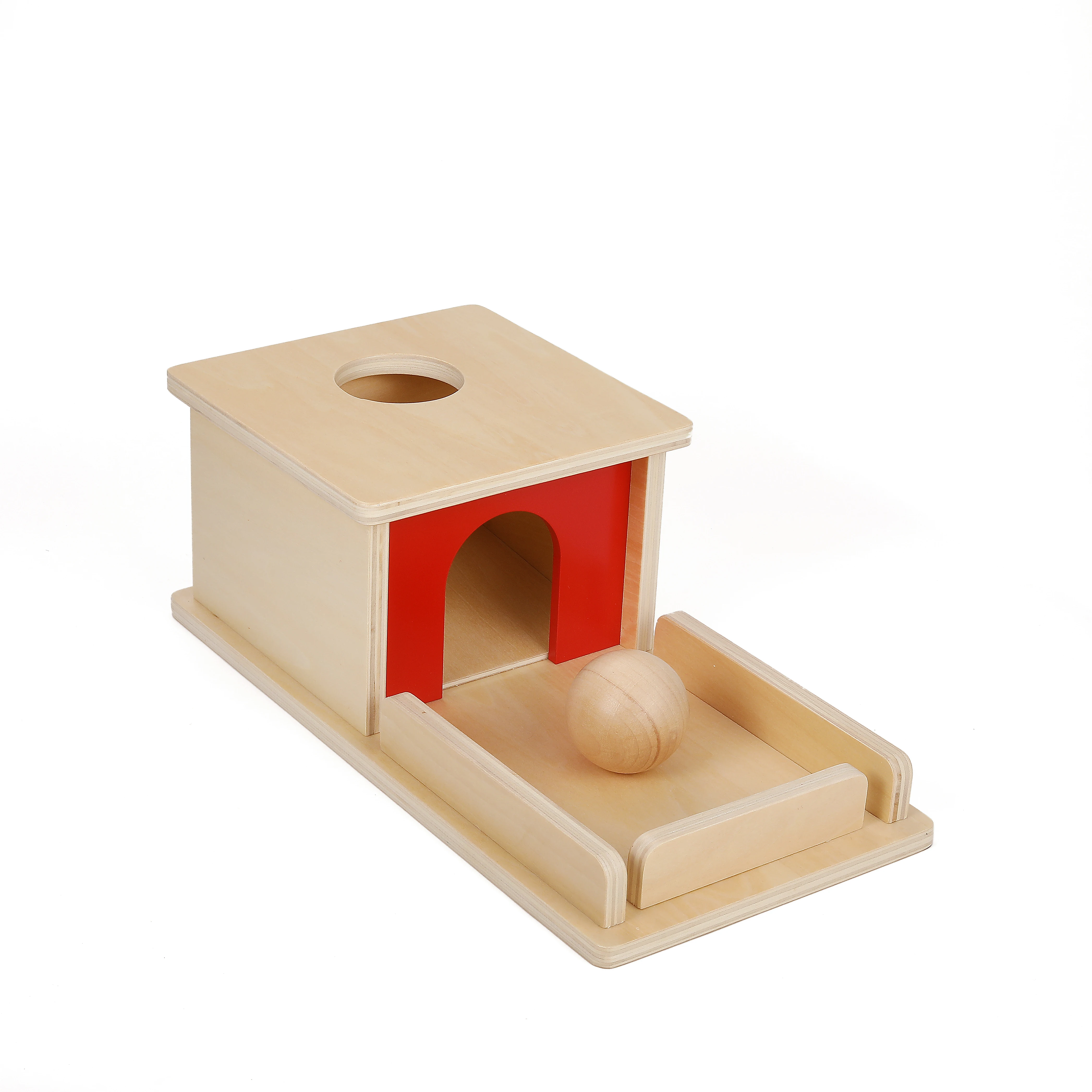 Montessori Toddler Object Permanence Box - Wooden Educational Toy 2