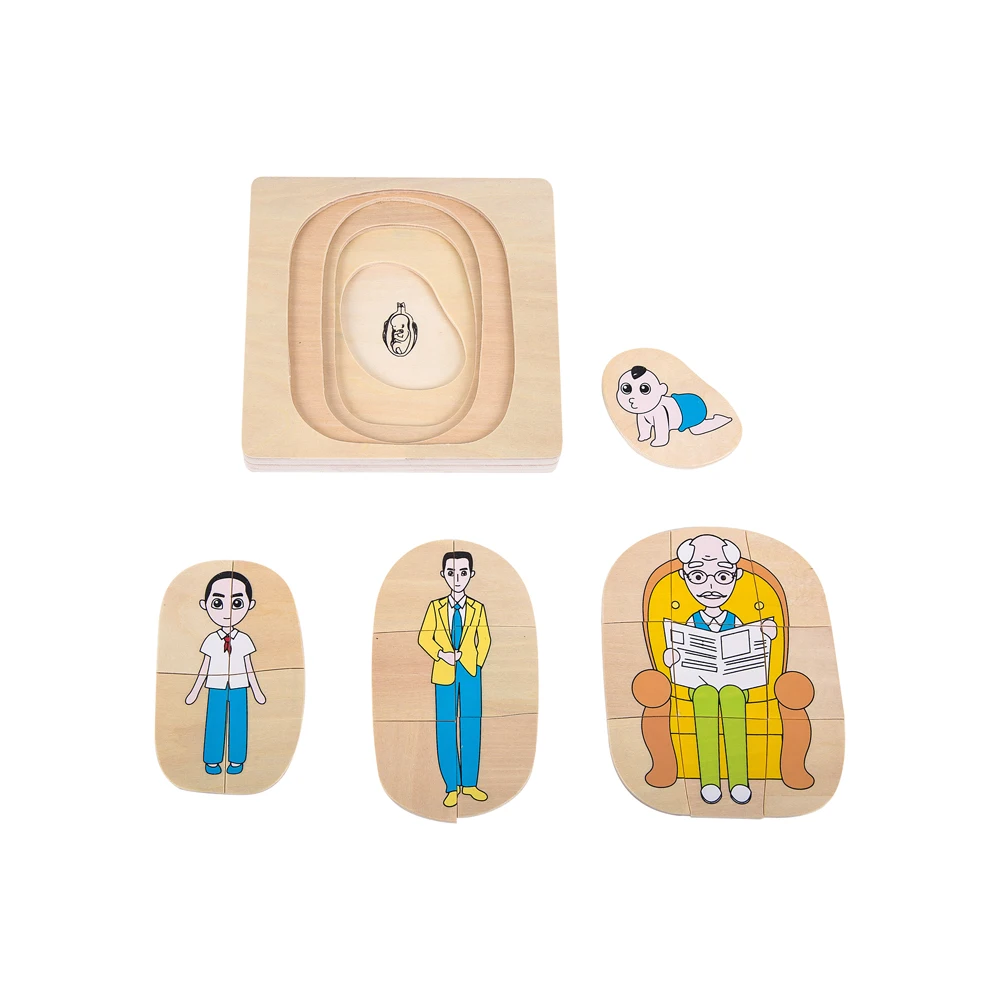 Wooden Montessori Educational Puzzle Toys for Children 1