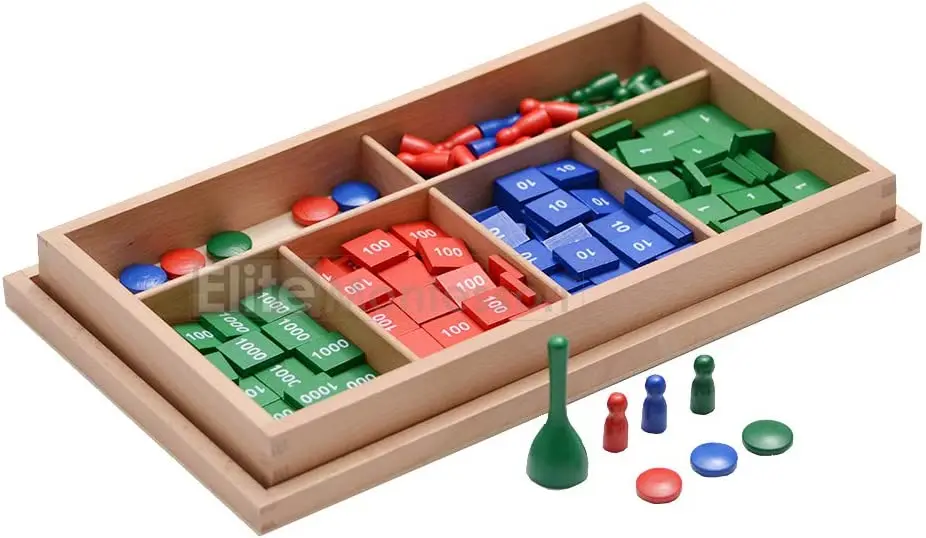 Trò chơi tem phiên bản quốc tế Montessori dành cho giáo dục sớm 5