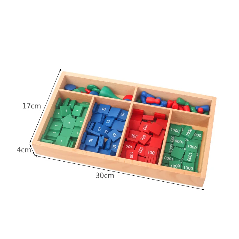 Trò chơi tem phiên bản quốc tế Montessori dành cho giáo dục sớm 6
