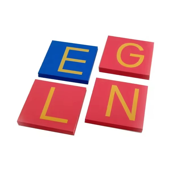 Hộp đựng chữ bằng giấy nhám Montessori Capital Case - LeaderJoy 1