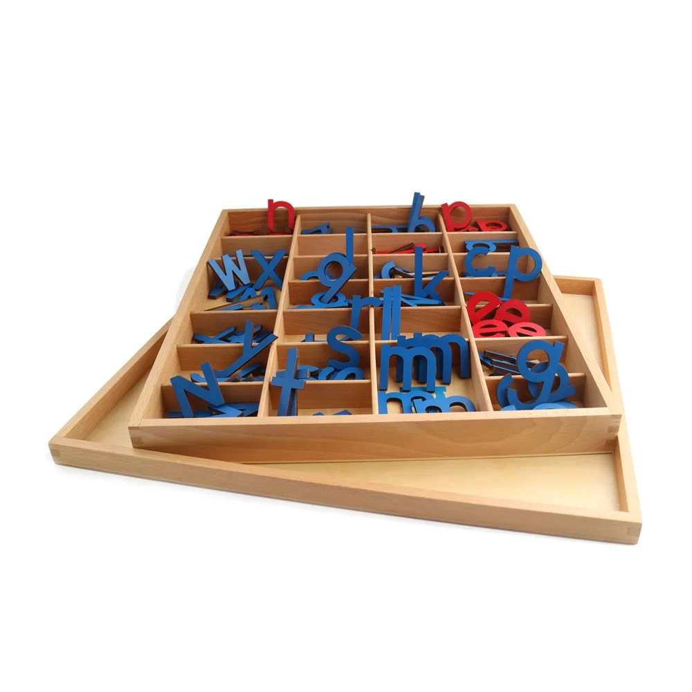 Leaderjoy Bảng chữ cái di chuyển Đồ chơi giáo dục Montessori 1
