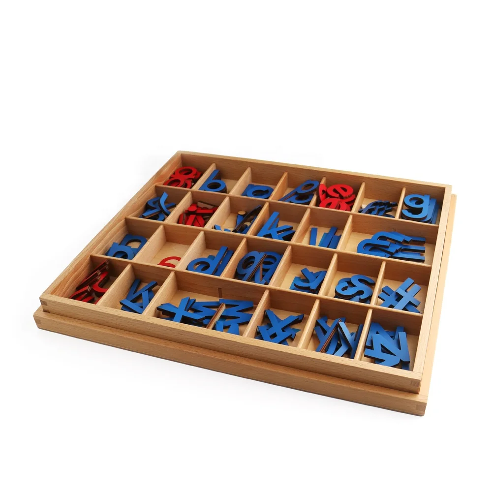 Leaderjoy Bảng chữ cái di chuyển Đồ chơi giáo dục Montessori 7