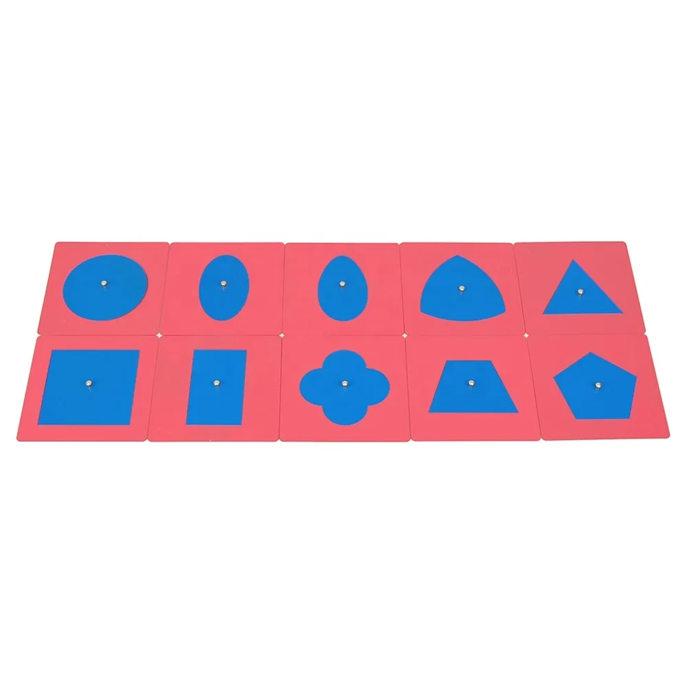 Metal Inset Baby Educational Toys - Montessori Language Materials 1