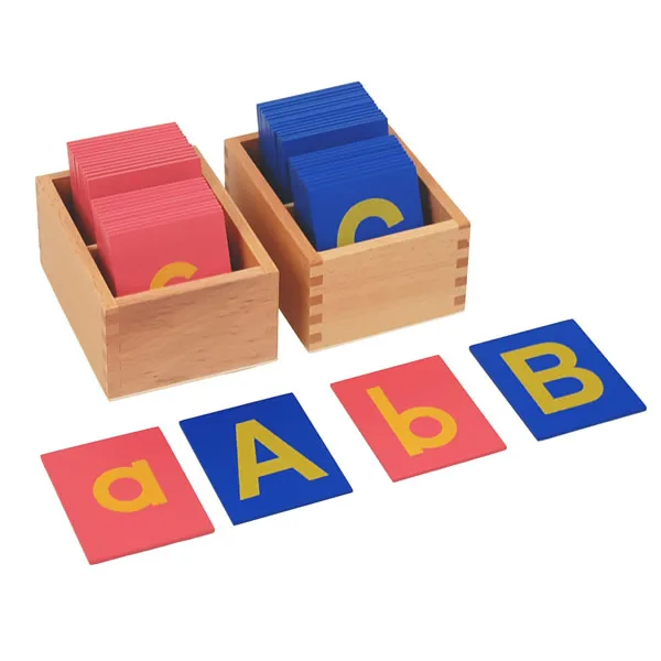 Khay giấy nhám Montessori bằng gỗ - Đồ chơi giáo dục cho trường mầm non 3