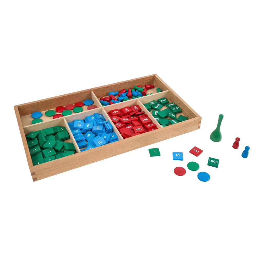 Bộ đồ chơi toán học Montessori - Đồ chơi giáo dục bằng gỗ Bán buôn 1