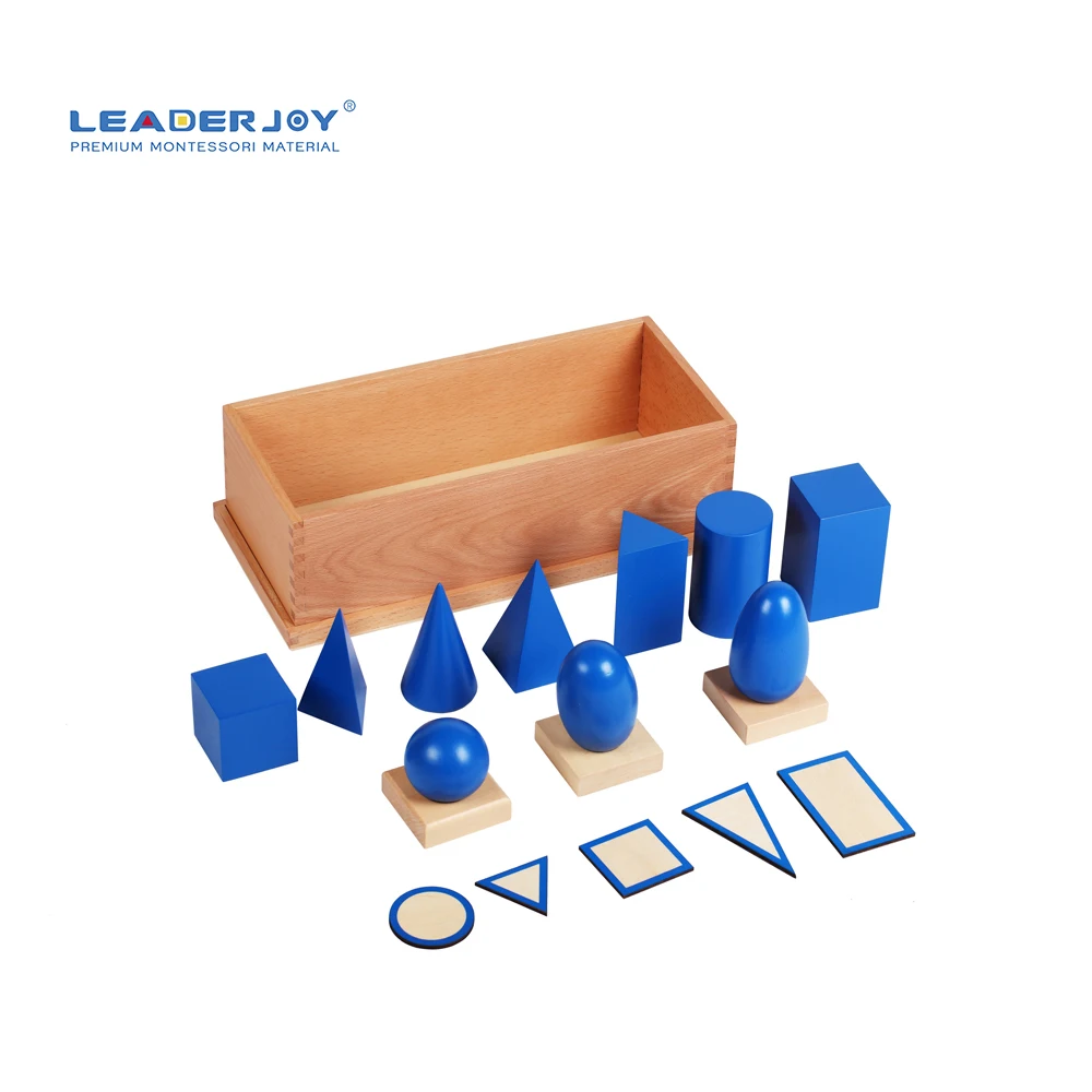 Đồ chơi giáo dục bằng gỗ hình học Montessori 6