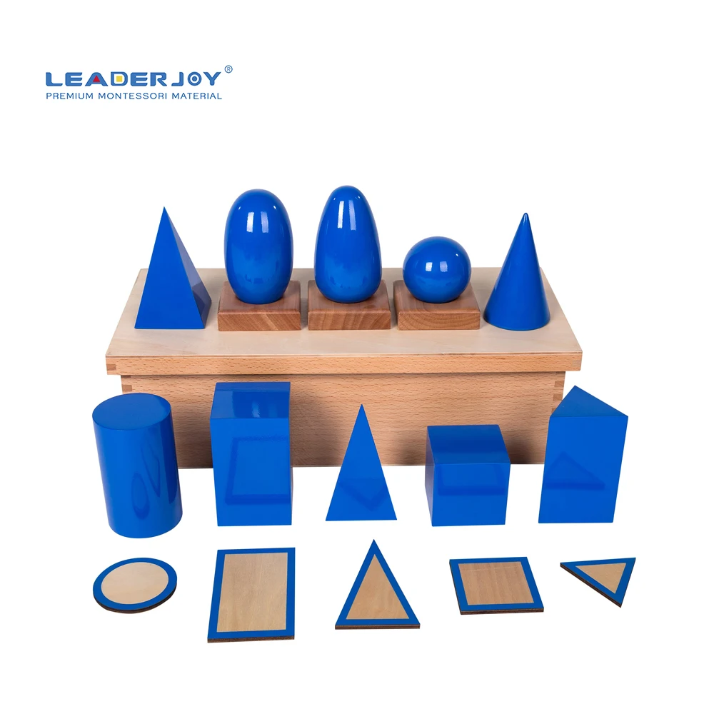 Đồ chơi giáo dục bằng gỗ hình học Montessori 4