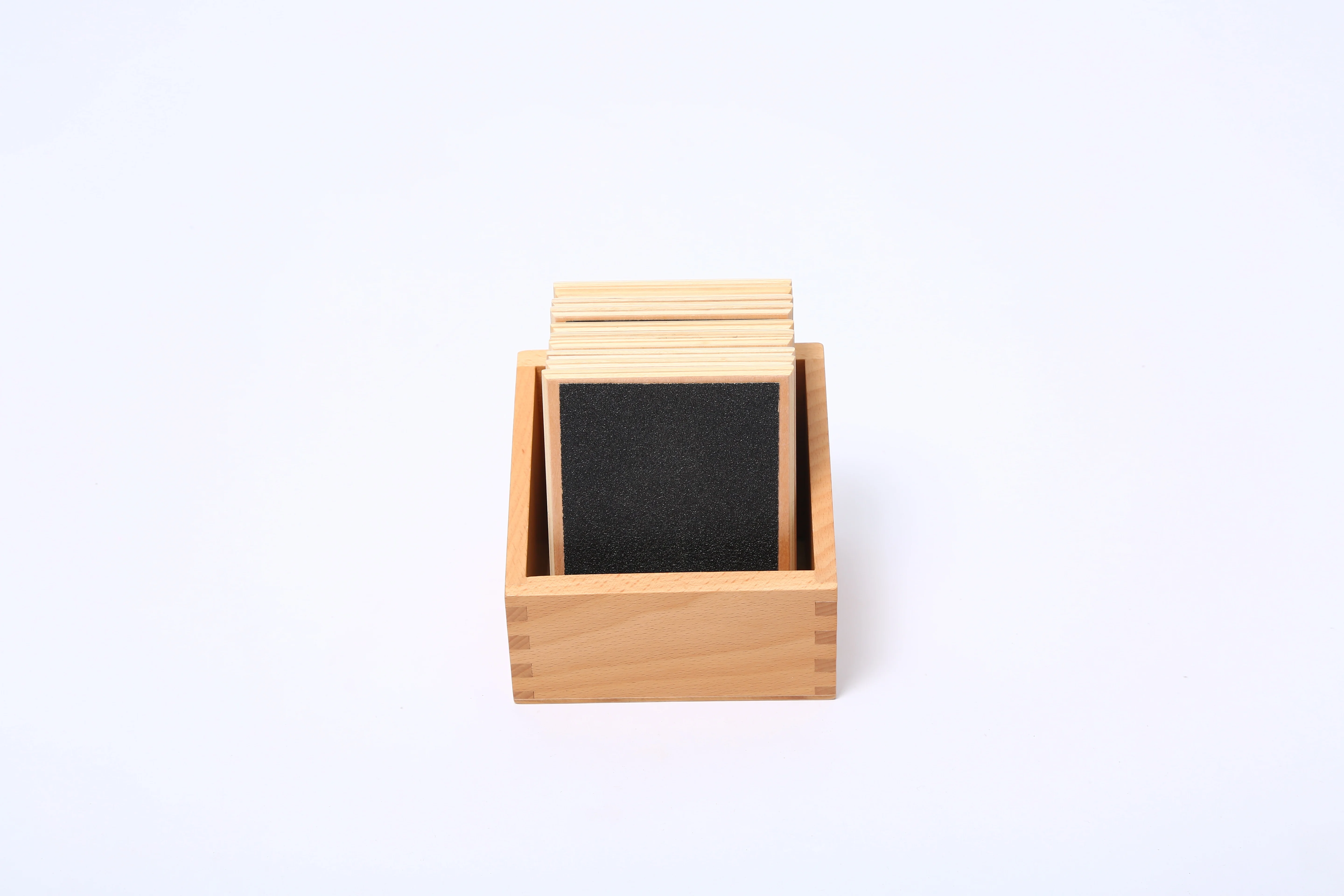 Máy tính bảng cảm ứng giáo dục Montessori cho trẻ em - Chất liệu cảm quan bằng gỗ 6