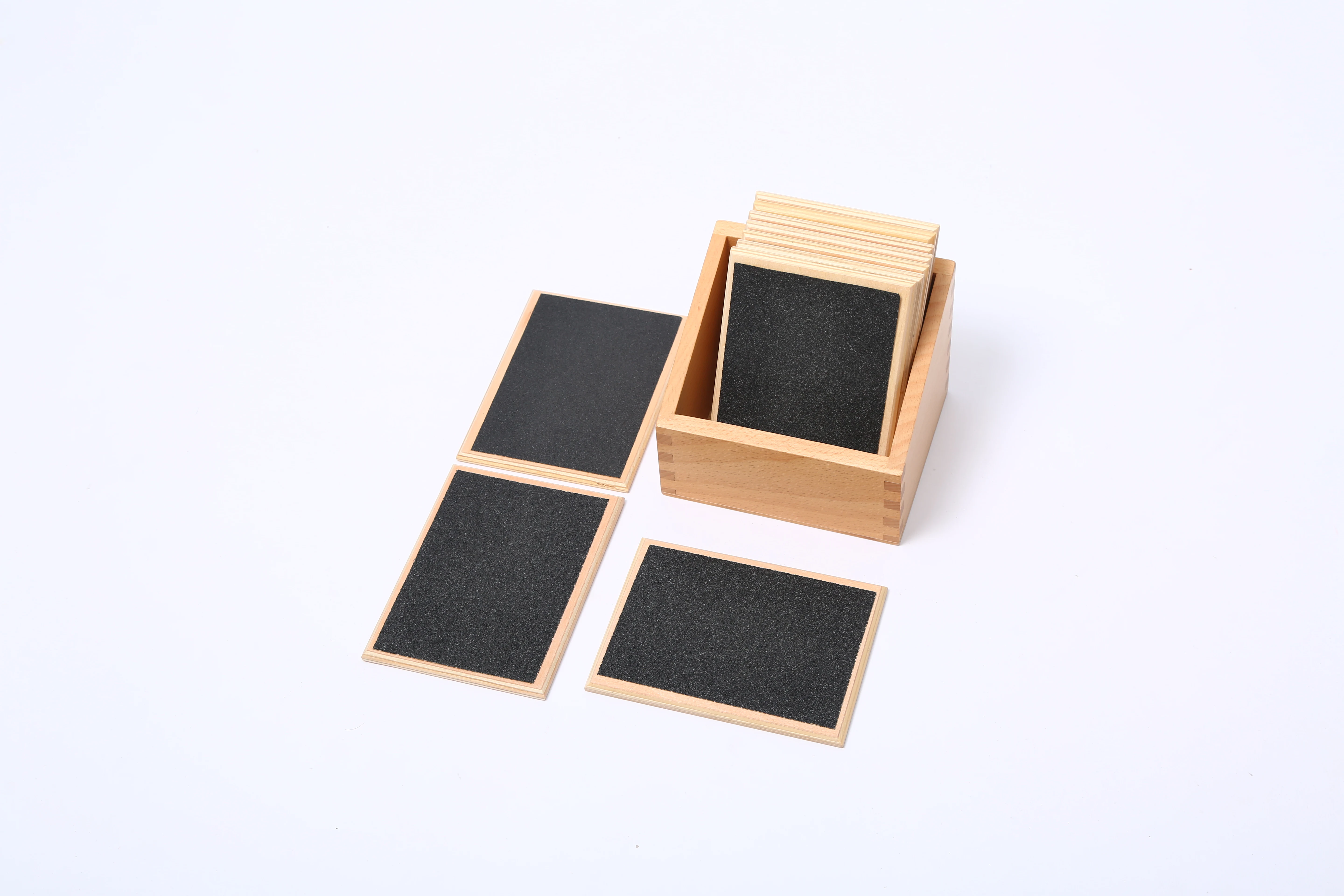 Máy tính bảng cảm ứng giáo dục Montessori cho trẻ em - Chất liệu cảm quan bằng gỗ 4