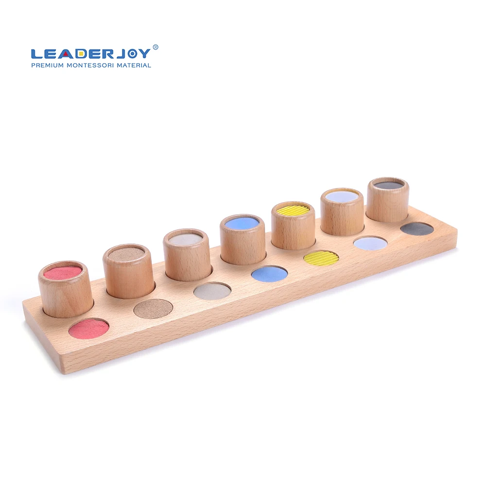 Đồ chơi giáo dục bằng gỗ sồi cho vật liệu giác quan Montessori 6