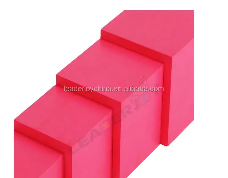 Đồ chơi gỗ sồi Montessori Pink Tower dành cho trẻ em giáo dục sớm 3
