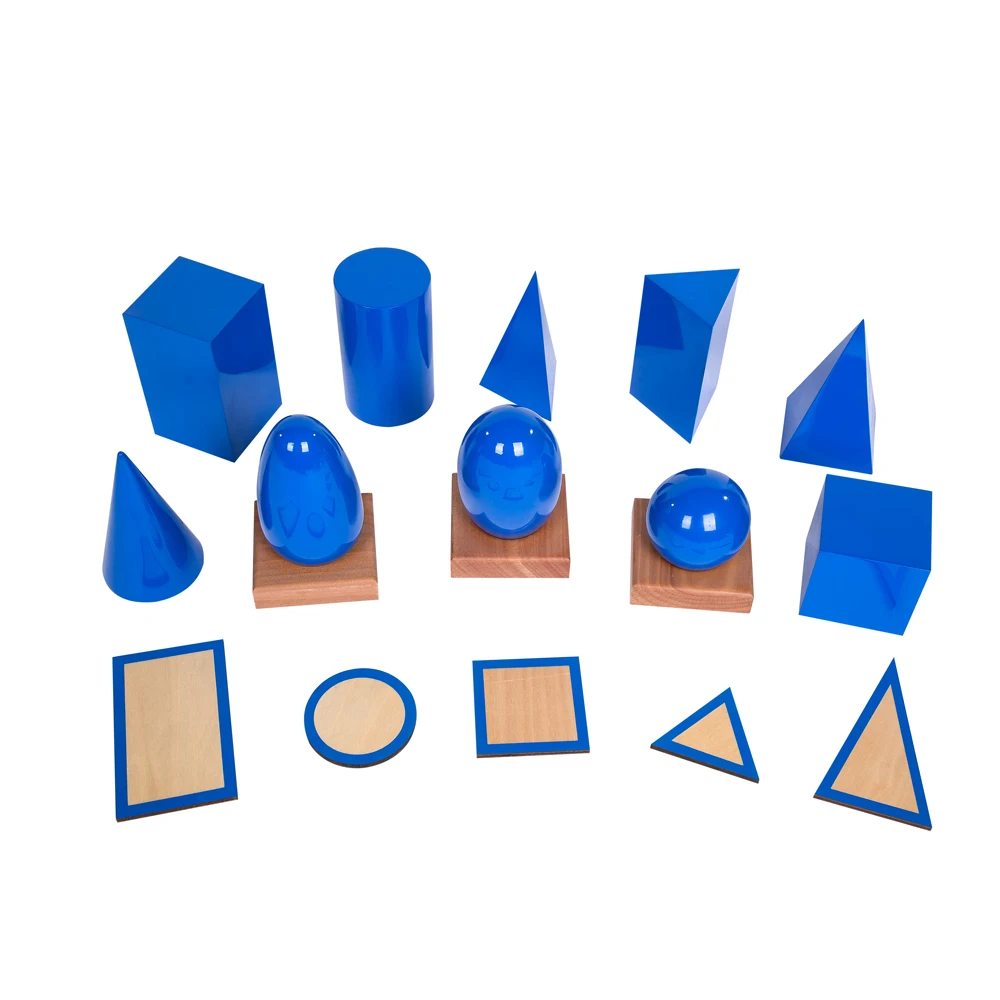 Đồ chơi giáo dục bằng gỗ hình học Montessori 4