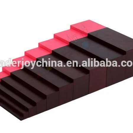 Leader Joy Beechwood Montessori Sensori Chất Liệu Cầu Thang Màu Nâu Cho Bé 0-3 Tuổi 3