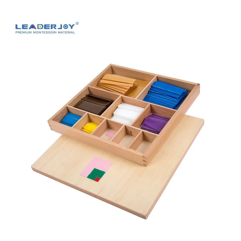 Hình vuông thập phân Montessori: Đồ chơi giáo dục bằng gỗ chất lượng cao cho trẻ em 2