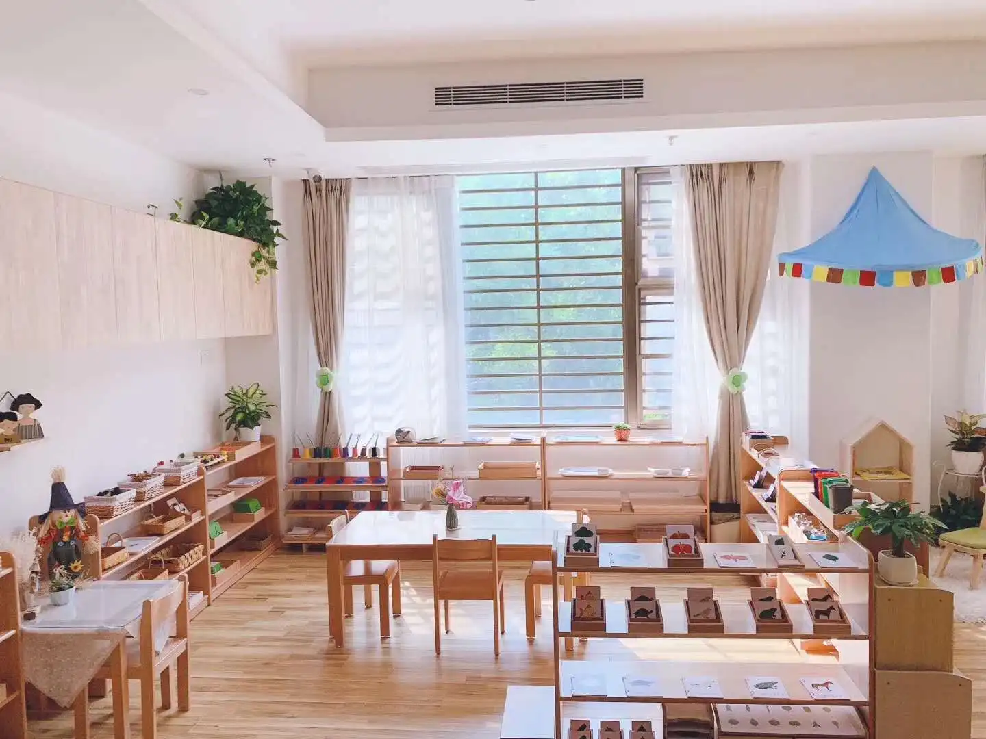 Tabletas de colores de madera de primera calidad para el aprendizaje educativo - Mapa de rompecabezas Montessori 4