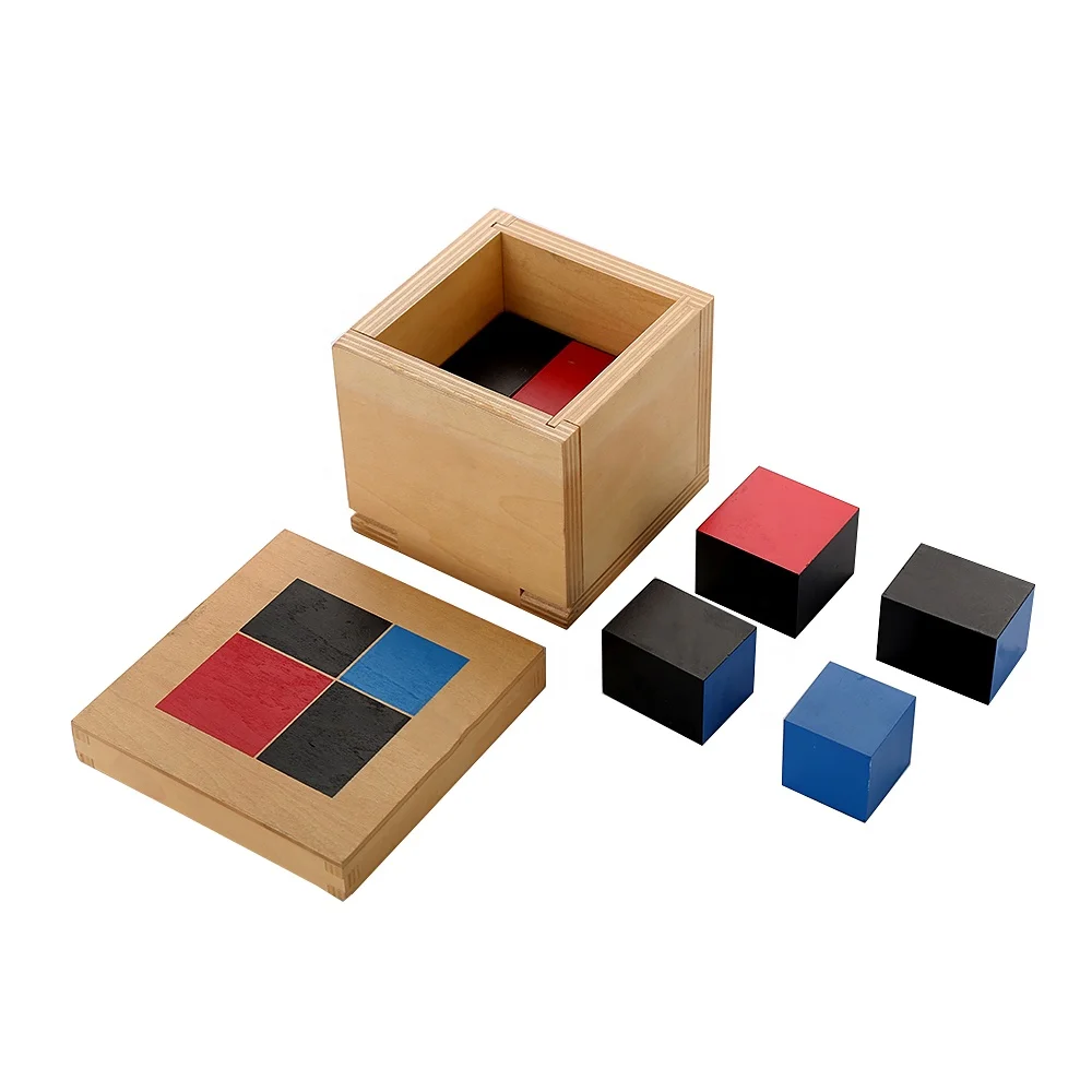 Leader Joy Cubo binomial Montessori de madera para aprendizaje educativo temprano 6