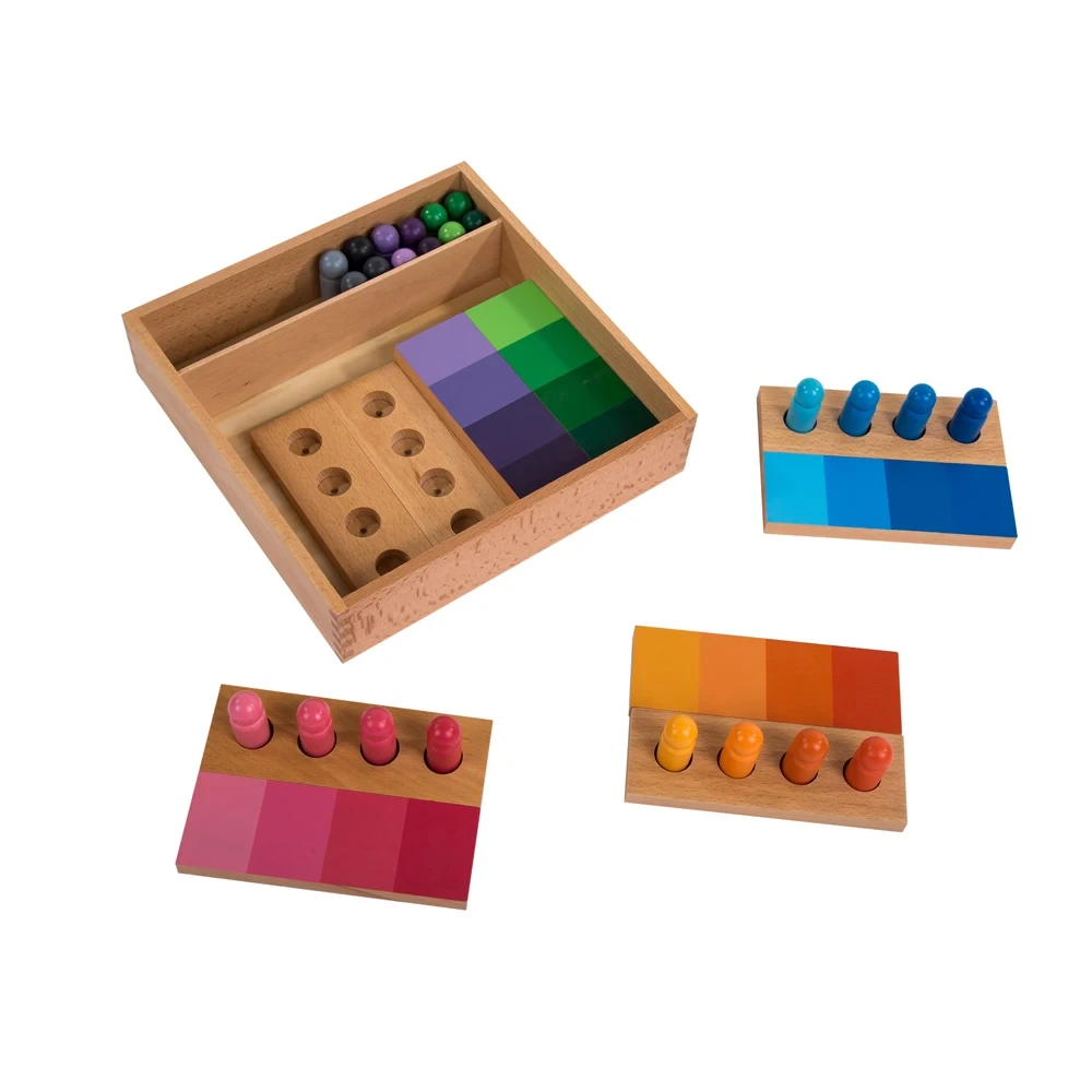 Montessori Wood Sensorial Material Sorting Task for 5-Year-Olds 1