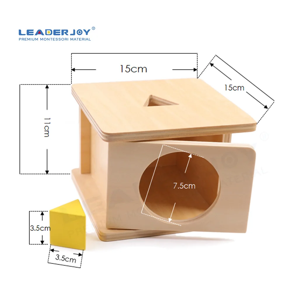 Hộp Leaderjoy Imbucare Đồ chơi giáo dục Montessori bằng gỗ dành cho việc học sớm 7