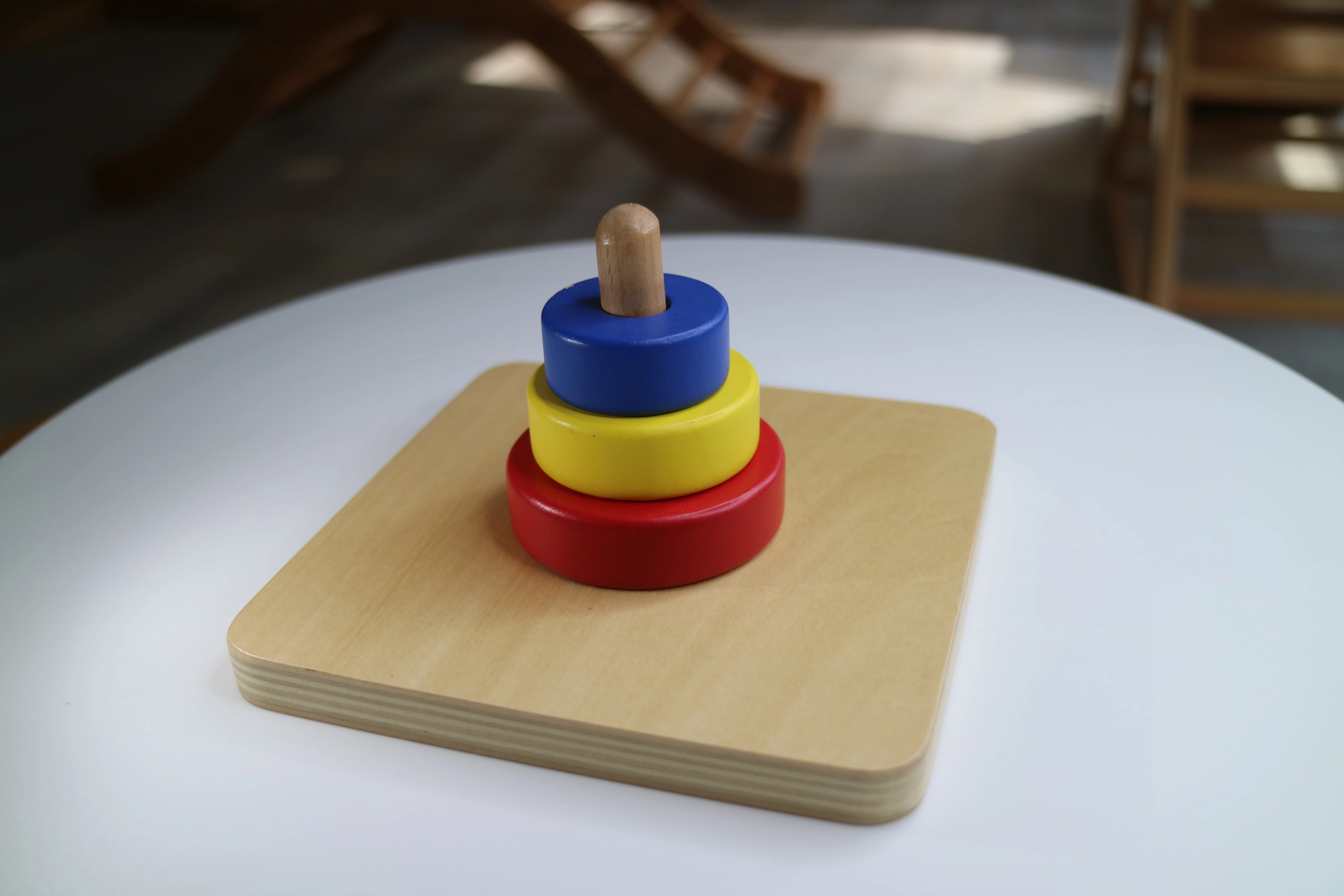 Đồ chơi xếp chồng Montessori bằng gỗ dành cho giáo dục sớm 7