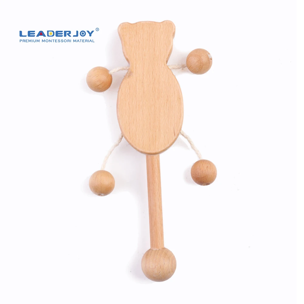 Juego de juguetes de madera Montessori para bebés recién nacidos 4