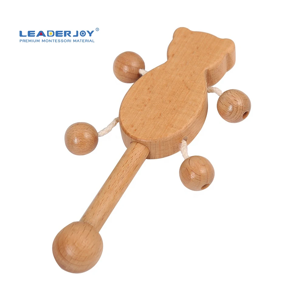 Juego de juguetes de madera Montessori para bebés recién nacidos 6