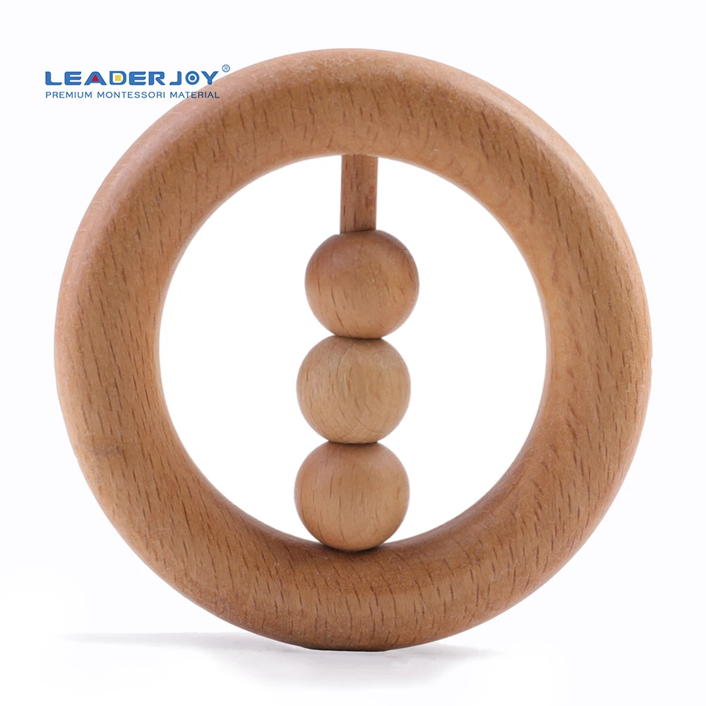 Juego de juguetes de madera Montessori para bebés recién nacidos 3
