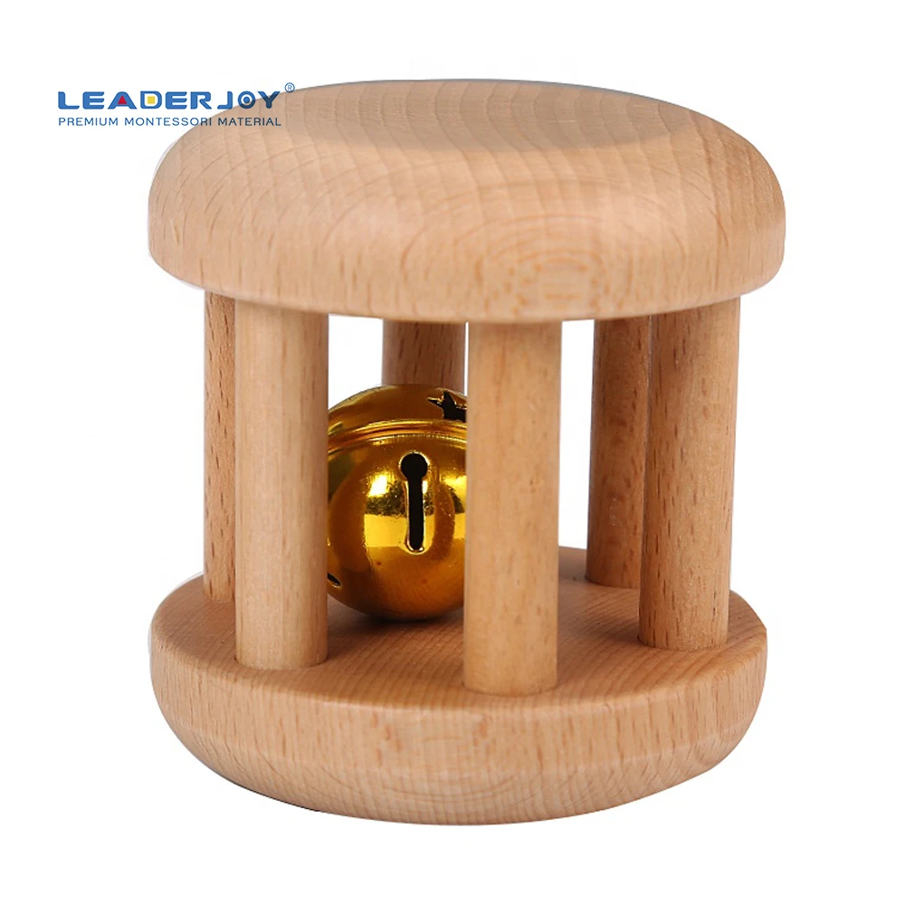 Juego de juguetes de madera Montessori para bebés recién nacidos 7